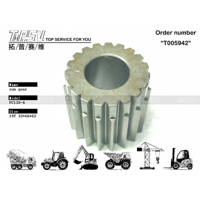 Κινητήρας κίνησης 2 σταδίων Sun Gear για εκσκαφέα PC120-6 σε βαρέως τύπου κατασκευή