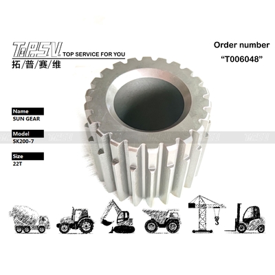 Υψηλής Ακρίβειας SK200-7 Εκσκαφέας Ταξιδιού 2 Σταδίων Ηλιακό Γρανάζι Εύκολο στην Εγκατάσταση