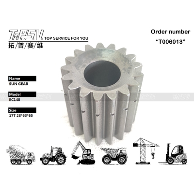 XKAH-01217 Υψηλή αντοχή EC140B Excavator Travel 2 Stage Sun Gear Drive Motor για βαριές εργασίες