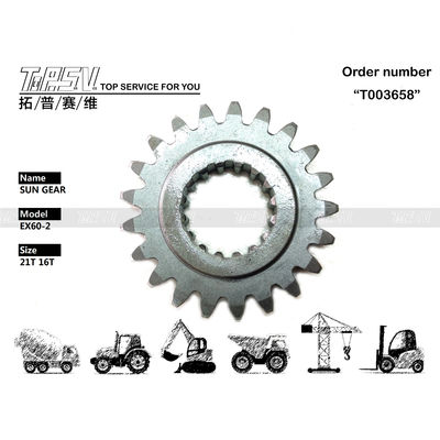 3051680 Συμβατότητα Συμβατότητα με διάφορα EX60-2 Excavator Swing 1 Stage Sun Gear Models Steel Excavator Travel Motor Parts