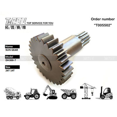 Κ9000802 Συντήρηση του λάδι του κιβωτίου για το DH300-7 Excavator Travel 1 Stage Sun Gear Εξαρτάται από το μέγεθος και τα διάφορα μοντέλα