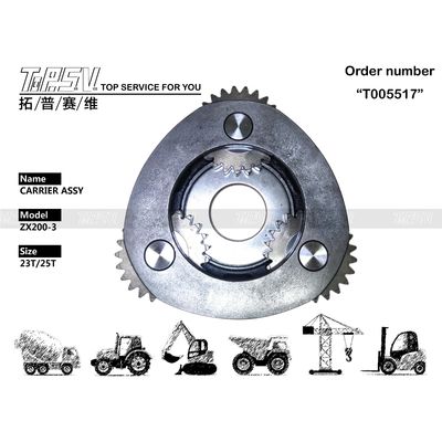 Βελτιώστε την Παραγωγικότητα Κατασκευών με τη Συσκευή ASSY Carrier 1 Σταδίου Ταξιδιού Εκσκαφέα ZX200-3 Κίνησης Υδραυλικού Κινητήρα