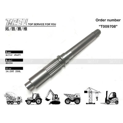 Black Color Option for High Durability Other HD250 Excavator Travel Motor Shaft Reducer Parts