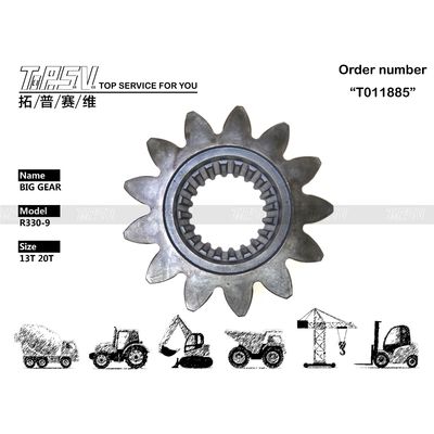 Ανταλλακτικά Ηλεκτρονικά Εξαρτήματα Μεγάλου Γρανάζι Περιστροφής Εκσκαφέα R330-9 με Επεξεργασία Θερμότητας Προέλευσης για τις Απαιτήσεις σας