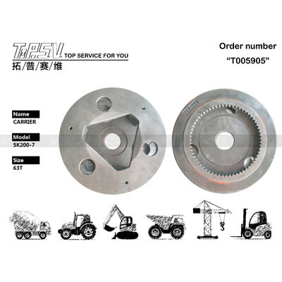 YN53D00008S011 Χαλύβδινο Μηχανισμός Περιστροφής Εκσκαφέα SK200-7 2 Σταδίων, Μαύρου Χρώματος, Εξάρτημα Ακριβείας που Εξασφαλίζει Ομαλή Κίνηση και Μεγάλη Διάρκεια Ζωής