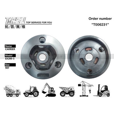 1019147 Συσκευασία μεταφοράς σακούλας Dealed EX200-5 Εκσκαφέας Ταξιδιού 3 Σταδίων Φορέας που τροφοδοτείται από υδραυλική κινητήρα κίνησης βελτιστοποιημένο για μηχανήματα εκσκαφής