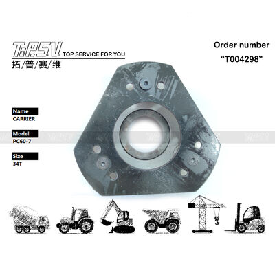 201-26-71130 Υδραυλική κίνηση κινητήρα PC60-7 Εκσκαφέας Κουνούμενος 2 σταδίων Φορέας Μαύρο χρώμα Μηχανισμός κλίσης Μέρος κατάλληλο για διάφορα μοντέλα εκσκαφέα
