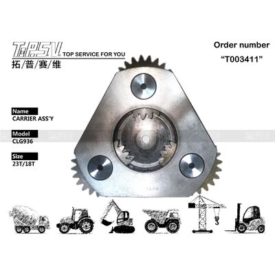 CLG936 Εκσκαφέας Swing 1 Stage Carrier ASSY Μέρη για εκσκαφέα Swing Drive