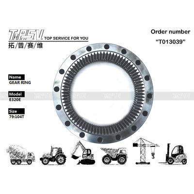 ποιότητας  E320E Excavator Travel Steel Gear Ring 267-6783 Gear Meshing Installation εργοστάσιο