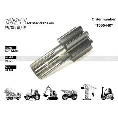 XKAY-01758 Εκσκαφέας Custom Τελική κίνηση Γκάρες R110-7 Ταξίδι 1Stage