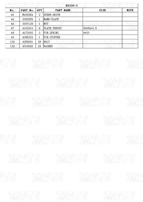 EX220-2 Πλανητικός μειωτικός μηχανισμός Εκσκαφέας ταξιδιωτικός κινητήρας Κατάλογος 9091682 9116394 9116395