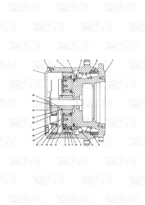 Σιδηροτροφία στην εγκατάσταση 136-2850 E315B Excavator Travel Drive Catalog Motor με πλανητικό μειωτήρα