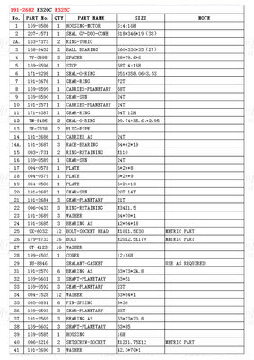 191-2682 E325C Εκσκαφέας Ταξιδιωτικός κινητήρας Καταλόγος συναρμολογήσεων Μαύρο χάλυβα Υδραυλικός κινητήρας ανανεώσιμος