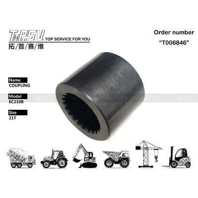 SA7117-30180 EC210B Εξόρυξη Υδραυλικός κινητήρας Σύνδεσης Μαύρο με χάλυβα