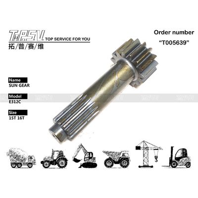 191-2624 E312C Εκσκαφέας Ταξίδι 1 Στάδιο Sun Gear Gearbox από Με υψηλή χωρητικότητα ροπής