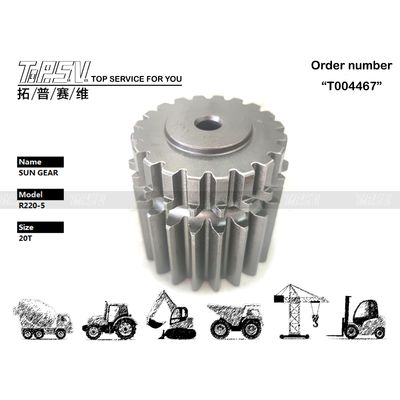 XKAQ-00011 Ελαφριά εγκατάσταση του R220-5 Excavator Swing 2 Stage Sun Gear Box για βέλτιστες επιδόσεις