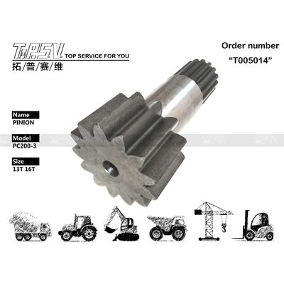 Συμβατότητα Συμβατότητα με 205-26-71393 PC200-3 Εκσκαφέας Κουνούμενος Πινιόν Εμπορικές μάρκες και μοντέλα Εκσκαφέας Ταξιδιωτικά εξαρτήματα κινητήρα που χρησιμοποιούνται σε μηχανήματα εκσκαφέων