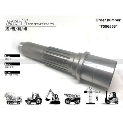 K9007415 Εξαρτάται από τον τύπο συσκευασίας DX225 Excavator Travel Motor Shaft για μακροχρόνια αντοχή