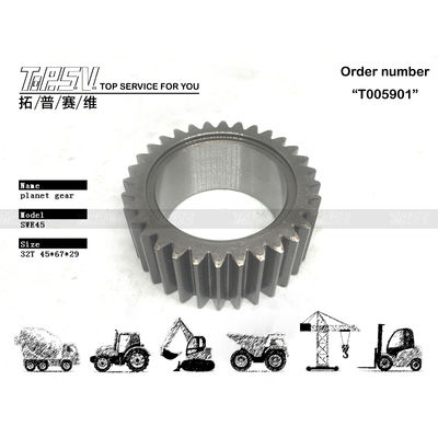 Διάρκη χρήση SWE45 Excavator Travel 2 Stage Planet Reducer Τμήματα κιβωτίων για εργαστήρια επισκευής μηχανημάτων