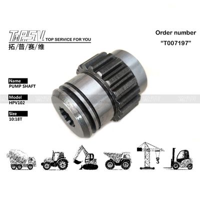 3055594 Steel Excavator HPV102 Hydraulic Pump Shaft Parts