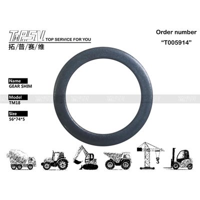 ΤΜ18 JCM913 Εκσκαφέας Ταξίδι 2 Στάδιο Gear Shim ανταλλακτικά Ηλεκτρονικά εξαρτήματα με θερμική επεξεργασία και συσκευασία σακουλών