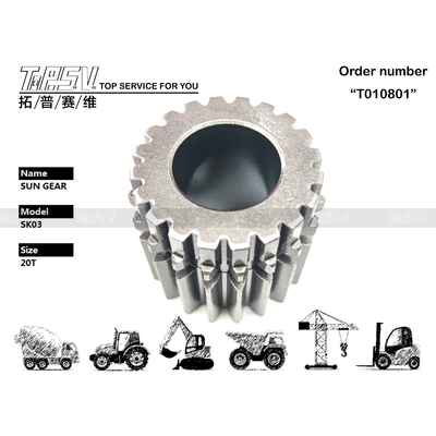 SK03 Εκσκαφέας Περιστροφής 2 Σταδίων Ηλιακό Γρανάζι Με Υψηλή Ανθεκτικότητα Δείτε την Εικόνα