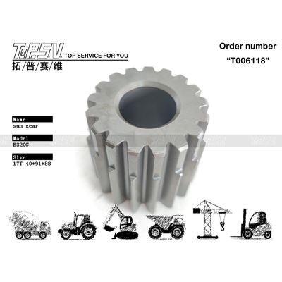 7Y-1430 Υψηλής ακρίβειας E320C Excavator Travel 2 Stage Sun Gear με υδραυλική κίνηση κινητήρα και πλανητικό μειωτήρα