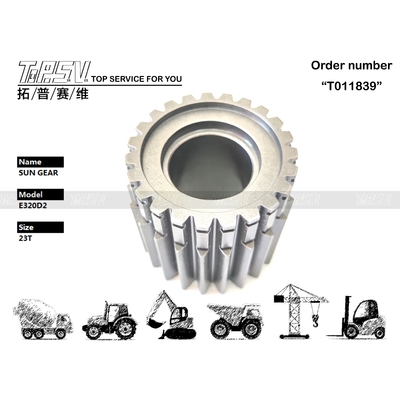 367-8368 Χρώμα Μαύρο E320D2 Εκσκαφέας Swing 2 Stage Sun Gear για Πλανητικό Μειωτήρα σε Εργαστήρια Επισκευής Μηχανημάτων