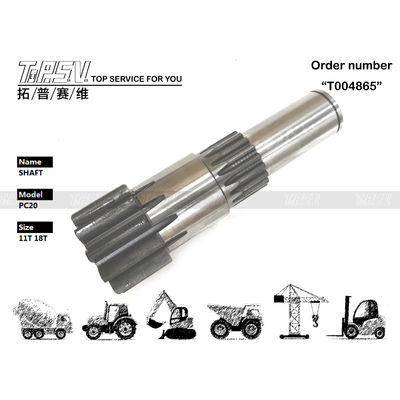 20S-26-1111 Υδραυλική Κίνηση PC20-5 Εξαρτήματα Πινιόν Περιστροφής Εκσκαφέα για Σύστημα Μετάδοσης Εκσκαφέα μεγάλης διάρκειας