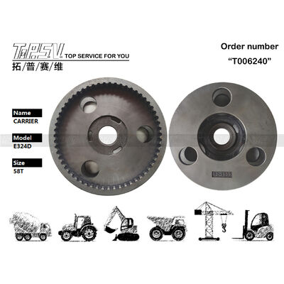 267-6799 Τύπος μεταφοράς Συσκευή μεταφοράς E324D Εκσκαφέας Ταξίδι 3 σταδίων Πλανητικός μεταφορέας Χάλυβα κατασκευή σχεδιασμένη για τον τομέα εξόρυξης ενέργειας