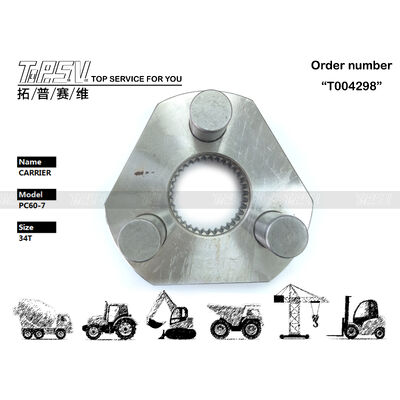 201-26-71130 Υδραυλική κίνηση κινητήρα PC60-7 Εκσκαφέας Κουνούμενος 2 σταδίων Φορέας Μαύρο χρώμα Μηχανισμός κλίσης Μέρος κατάλληλο για διάφορα μοντέλα εκσκαφέα