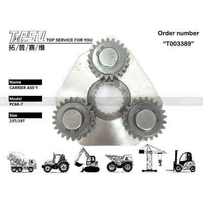 PC60-7 Excavator Swing 1 Stage Carrier ASSY Parts For Swing Drive Excavator Spare Parts