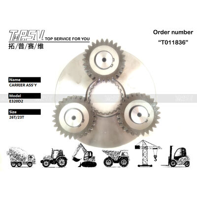 Ε320D2 Ανοιγμομηχανή Swing 1 Stage Carrier ASSY Μέρη για την οδήγηση swing