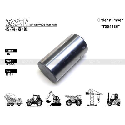 201-26-61231 PC60-6 Εξαρτήματα καρφίτσας εκσκαφέων για ανταλλακτικά εκσκαφέων με στροφέα