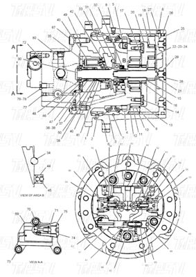 Good price 194-6469 Βελτιστοποιημένοι μειωτές τελικής κίνησης με μπουλτό στον κατάλογο εγκατάστασης E303 σε απευθείας σύνδεση