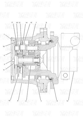 Good price Καταλόγος 128-1827 Ατσάλινος CATERPILLER Εκσκαφέας Τελικός κινητήρας κινητήρας E312A σε απευθείας σύνδεση