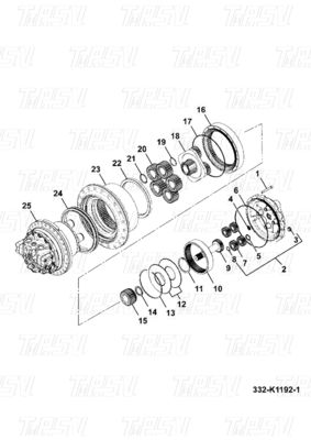 Good price Τελική κίνηση JS200 Χάλυβα Εκσκαφέας Τροχαία κίνηση Μηχανή Καταλόγου 332/K1192 σε απευθείας σύνδεση