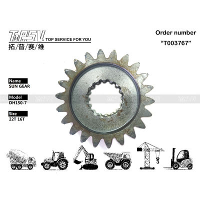 Good price 404-00066 DH150-7 Εκσκαφέας Περιστροφής 1 Στάδιο Sun Gear Steel Στο Κιβώτιο Ταχυτήτων σε απευθείας σύνδεση