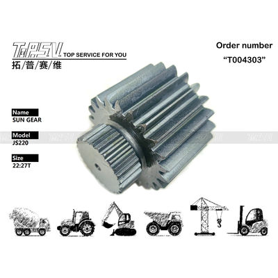 Good price Εκσκαφέας JS220 Τμήματα υδραυλικού κινητήρα 2Stage Sun Gears 05/903863 σε απευθείας σύνδεση