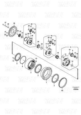 Good price Ατσάλινος πλανητικός μειωτής VOE14599921 Καταλόγος ταξιδιωτικού κινητήρα σκάφους για συμβατές μάρκες σε απευθείας σύνδεση