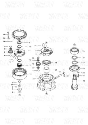 Good price 099-3553 E200B Καταλόγος εξαρτημάτων εξόρυξης για κινητήρα κυματισμού σε απευθείας σύνδεση