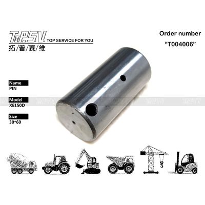 XE150D Excavator Swing 2 Stage Gear Pin θερμική επεξεργασία στο αποθεματικό χρώμα εργοστάσιο μαύρο