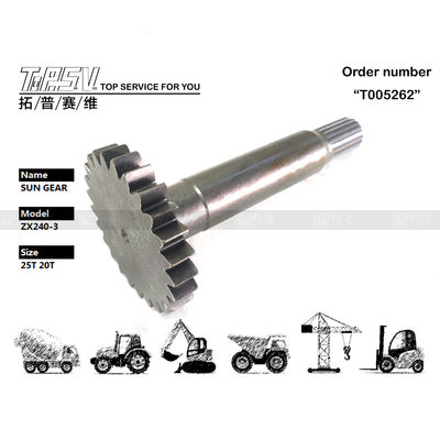 2049585 ZX240-3 Εκσκαφέας Ταξίδι 1 Στάδιο Sun Gear Gearbox Πλανητικός μειωτής για επισκευή εκσκαφέα