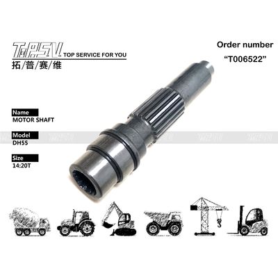 Ατσάλι TM07VA Excavator Travel Motor Shaft υψηλής ακρίβειας και λάδι γρανάζια για εύκολη συντήρηση