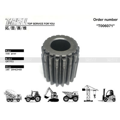 Good price FR60-7 Εκσκαφέας Ταξίδι 2 Στάδιο Sun Gear Μοντέλα Εκσκαφέας Sun Gear In Black Πλανητικός μειωτής σε απευθείας σύνδεση