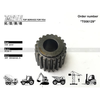 FUFRP-1159-08 Ήλιος γραναζιού 2 σταδίων ταξιδιού εκσκαφέα PC30-7 υψηλής ακρίβειας σε μαύρο χρώμα