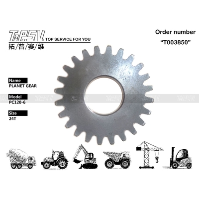 203-26-61160 Δυναμικό κινητήρα PC120-6 Εκσκαφέας Swing 1 Stage Planet Reducer Τμήματα κιβωτίων για την απόδοση βαρέων μηχανημάτων