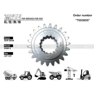 Good price 4468030 Εξαρτάται από το μέγεθος EX60-5 Excavator Swing 1 Stage Sun Gear για τη λειτουργία και την απόδοση του Excavator σε απευθείας σύνδεση