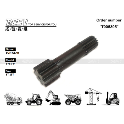 Μέγεθος Αξιόπιστο για τις Απαιτήσεις σας Κινητήρας Ήλιου 1 Σταδίου Ταξιδιού Εκσκαφέα SY55-9