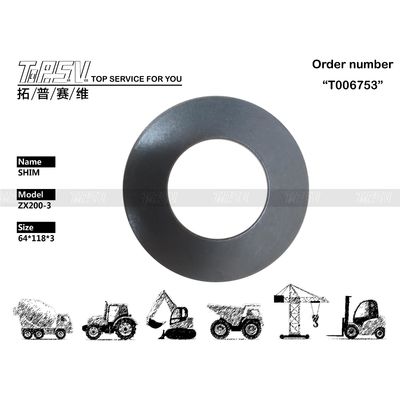 4401293 View Image ZX200-3 Excavator Travel 1 Stage Carrier Shim Αντικατασκευαστικά εξαρτήματα Ηλεκτρονικά εξαρτήματα Θερμική επεξεργασία για βελτιωμένη απόδοση
